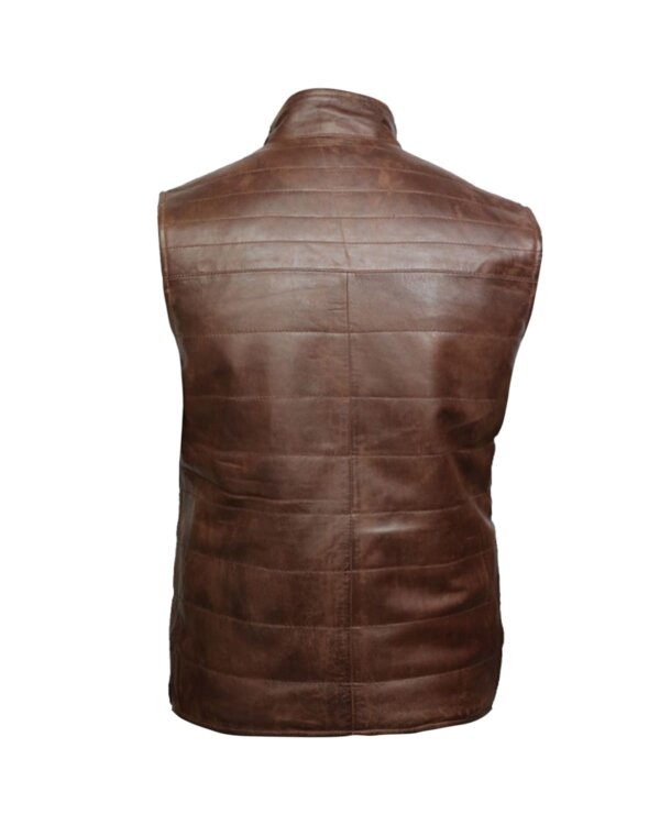 Paul Leather Vest - Image 3