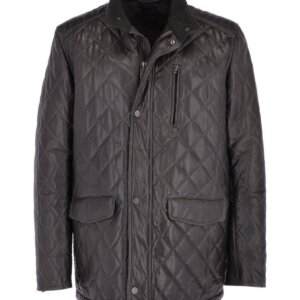 Ronnie Quilted Leather Coat